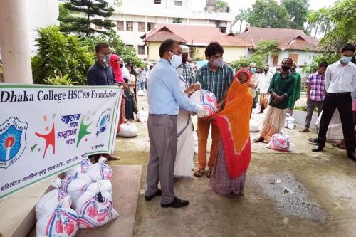 Aid Distribution at Sunamganj
